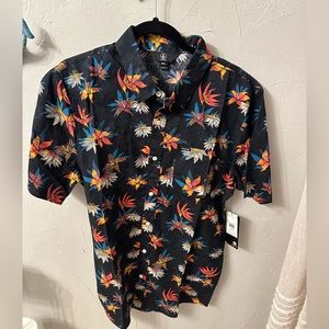 Volcom collard shirt